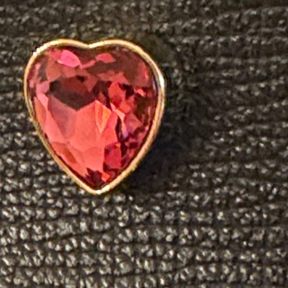 Karl Lagerfeld Black Bag with Pink Heart Details - Picture 3 of 9